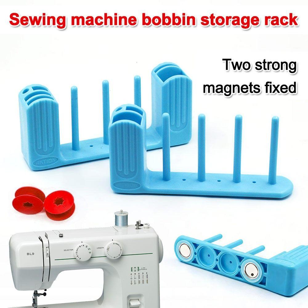 Plastic Magnetic Bobbin Holder Magnetic Adsorption Compact Sewing Machine Storage Box Multi-functional