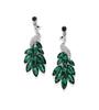 Valentine Collection AAA Swiss Zircon Peacock Earings Fashion Earrings for Girls and Women