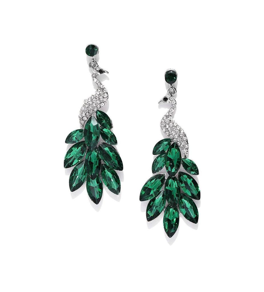 Valentine Collection AAA Swiss Zircon Peacock Earings Fashion Earrings for Girls and Women
