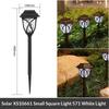 Led Solar Lawn Lights Outdoor Lamp Waterproof Warm Light Garden Courtyard For Walkway Path Villa Landscape Lights 1Pc