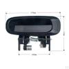 RR Passenger Exterior Door Handle For 98-02 /