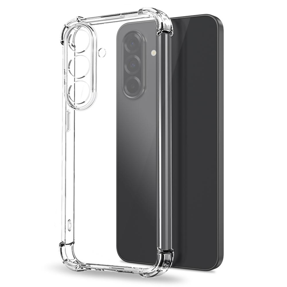 

NORTHJO For Samsung Galaxy A36 5G Clear Phone Case Four Corner Shockproof TPU Cover with Tempered Glass As Shown A