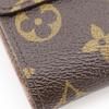 LOUIS VUITTON Porto Monevier Cartes Crdit Bi-Fold Wallet M61652 Double Sided Brown Monogram canvas unisex Used