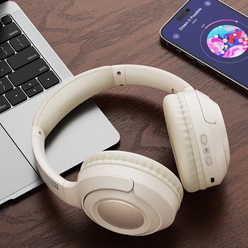 

Lenovo TH54 Wireless Bluetooth Over-Ear Headphones