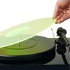 Hudson Acrylic Turntable Mat LP Slipmat Green Lid Hi-Fi American-made