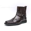 Mens Square Toe Ankle Boots Casual Formal Leather Shoes Plus Size Winter
