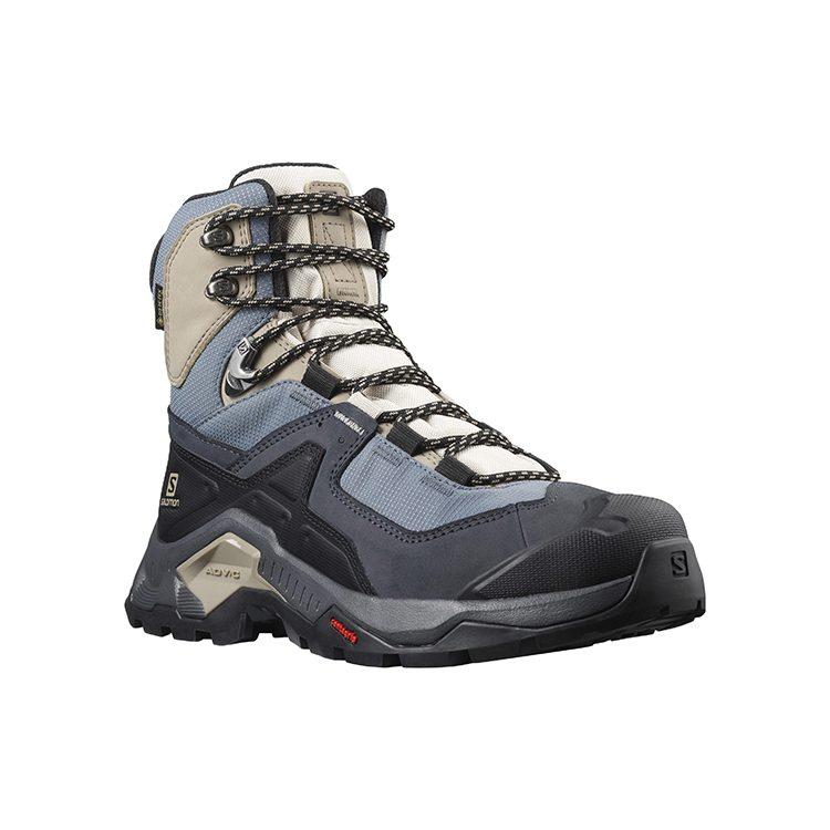 SALOMON XT Quest Leather, Textile Comfortable Waterproof And Breathable High top Abrasion Resistant Outdoor Shoes L41457400