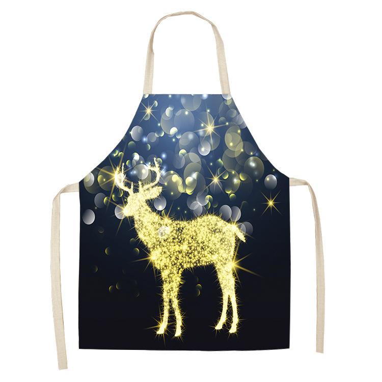 Christmas Golden Theme Apron for Children Child Apron Woman Kitchen Apron Women Kitchen Apron Master Apron Kitchen Apron Apron