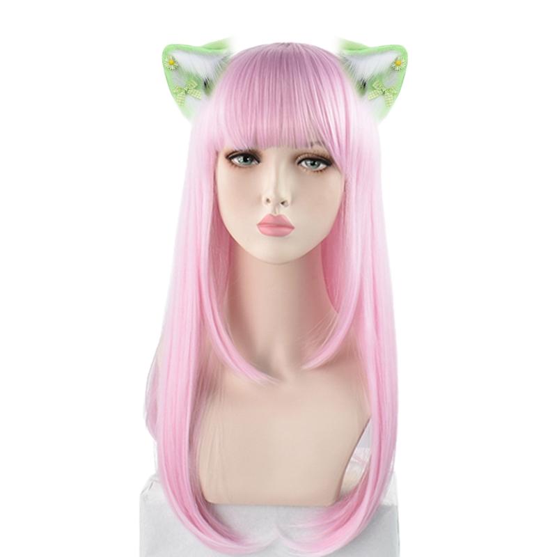 Oreilles de Renard Mignonnes Bandeau Durable pour Cheveux Bandeau pour Femmes Diffusion en Direct pour Bandeau pour Rave Halloween Cosplay Accessoires de Cheveux