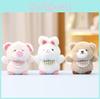 Toy Plush Panda With Pp Cotton Filling Keychain For Kids Room Gift Accessory