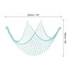 Fishing Net Decor, 80" x 60" Mediterranean Style Photographing Decoration Natural Fish Net Party Accessory for Home Bedroom