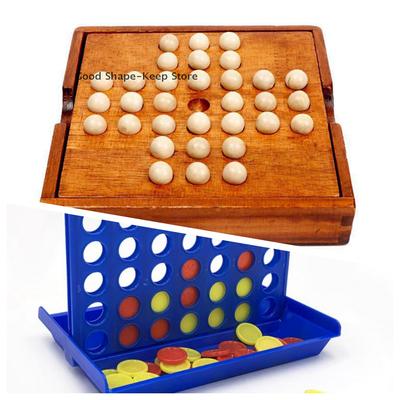 1Set Europe Board Game Single Chess Peg Solitaire Diamond Move Independently Cognitive Ability Toy Classical Educational Toys