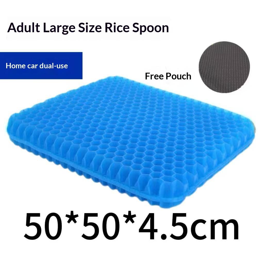 Ice Cushion Honeycomb Gel Seat Cushion Office Sedentary Silicone Fart Cushion Car Cold Seat Cushion