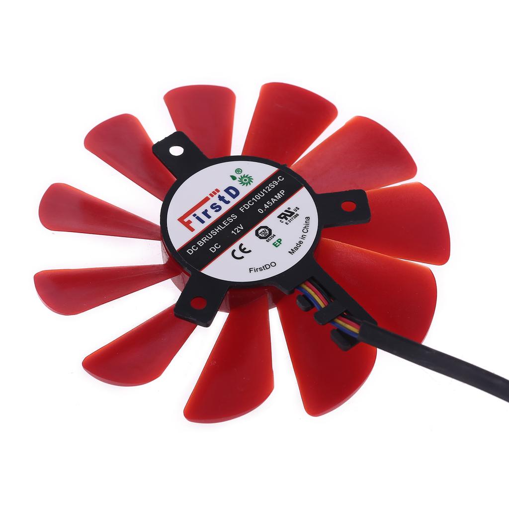 2pcs 85mm RX-570-RS RX-580-RS FD10U12S9-C Fan for XFX RX470 RX570 RS RX580 RS