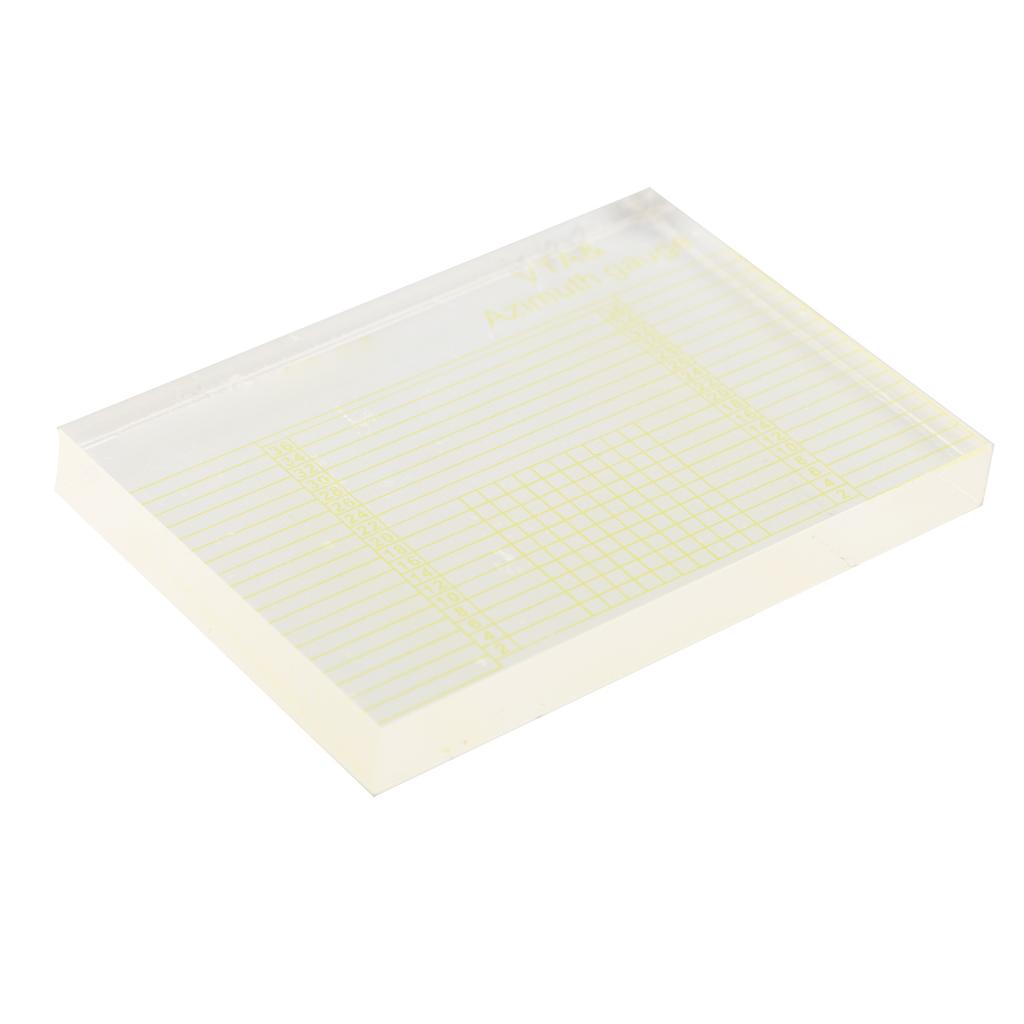 2pcs VTA Azimuth Gauge High Definition Clear High Accuracy VTA Azimuth Ruler for Record Player