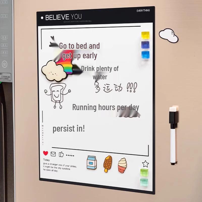 Kühlschrank Magnetische Abwischbare Whiteboard Kreidetafel Memo Aufkleber