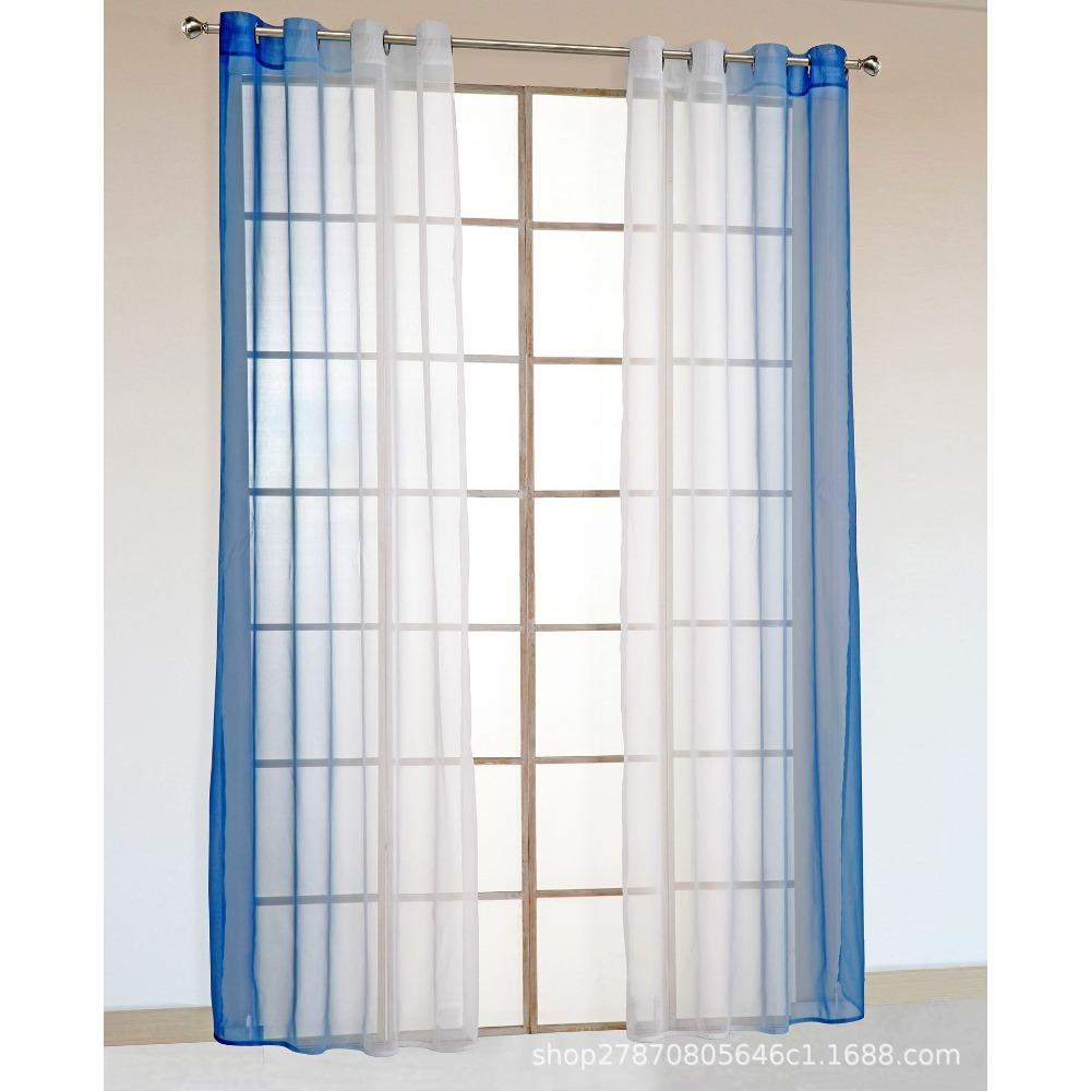 Yarn Transition Color Domestic Transfer Printing Curtain Window Screen Ht-014A