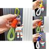 Creative Astronaut Keychain Light-up Sound Plastic Car Key Accessory For Men And Women
