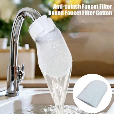 Universele Kraan Waterfilterzak Non-woven Stof Hoge Dichtheid Sedimentverwijderaar voor Kraanwater Roest & Deeltjes Anti-Spat Zachte Stroom Kraanafdekking