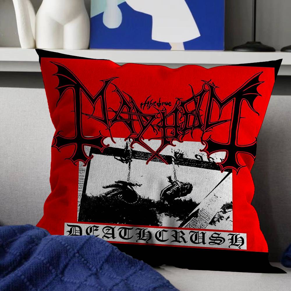 

Mayhem Band Stitch Lucky Dragon Pillow Cover Sofa Cushion Cover Home Room Decoration Children Gift 30x30 cm