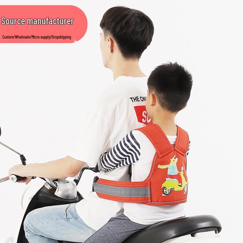Child Motorcycle Safety Belt - Electric Car Baby Anti-Fall Strap for Bike Riding