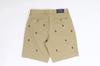 Polo Ralph Lauren Stretch Classic Fit Embroidered Chino Size 0106638 Men's Multi-Pony Shorts, 42, Brown, [Used]