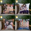 A Certain Sscientific Railgun Pillow Case Pillow Case Plush Fabric Soft Double Sided Print Home Sofa High Quality Cushion