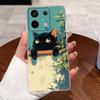 For Redmi Note 14S Case Transparent Aesthetic Luxury Cute Cat Fashion Astronaut Soft TPU Casing Silicone Shockproof Bumper Cover