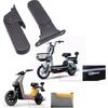 1pair Electric Moped Front Pedal Scooter Front Foldable Pedal Leg Support Pad Thickened Steel Plate Ebike Accessories