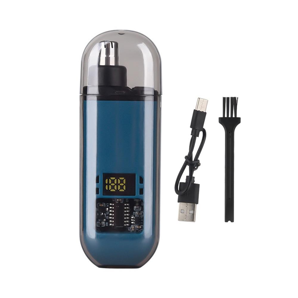 

Мини Электрический Триммер для Волос в Носу Безболезненный Триммер для Чистки Ушей и Лица Удалитель Волос в Носу Путешествия синий