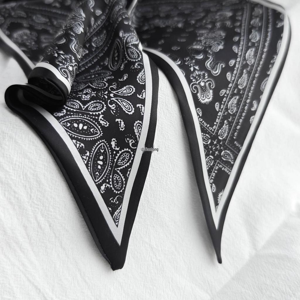 Women's Cashew Long Scarf Belt: 2025 New Style Waist & Tie-Neck Accessory for Jeans