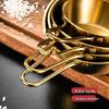 ZISIZ Golden Rice Wine Bowl with Handle (2-Pack)