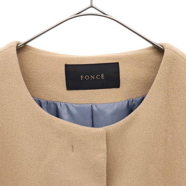 FONCE wool blend No color coat 36 Camel Women Used