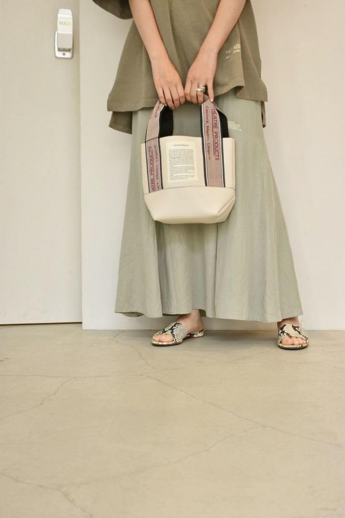 THEATRE PRODUCTS Synthetic Leather JQ Tape Size Free BL191198 Bag, S, Size, (IVORY)