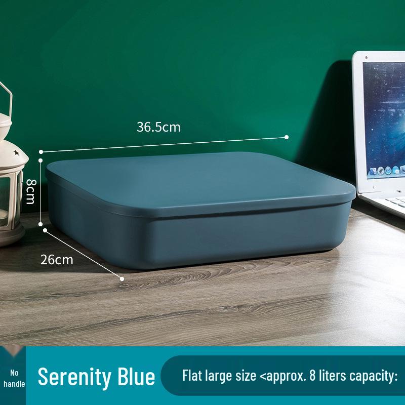 Colorful Macaron Storage Box Set - Dustproof Organizer for Bathroom, Bedroom, Cosmetics, Toys & More (5 Pieces)