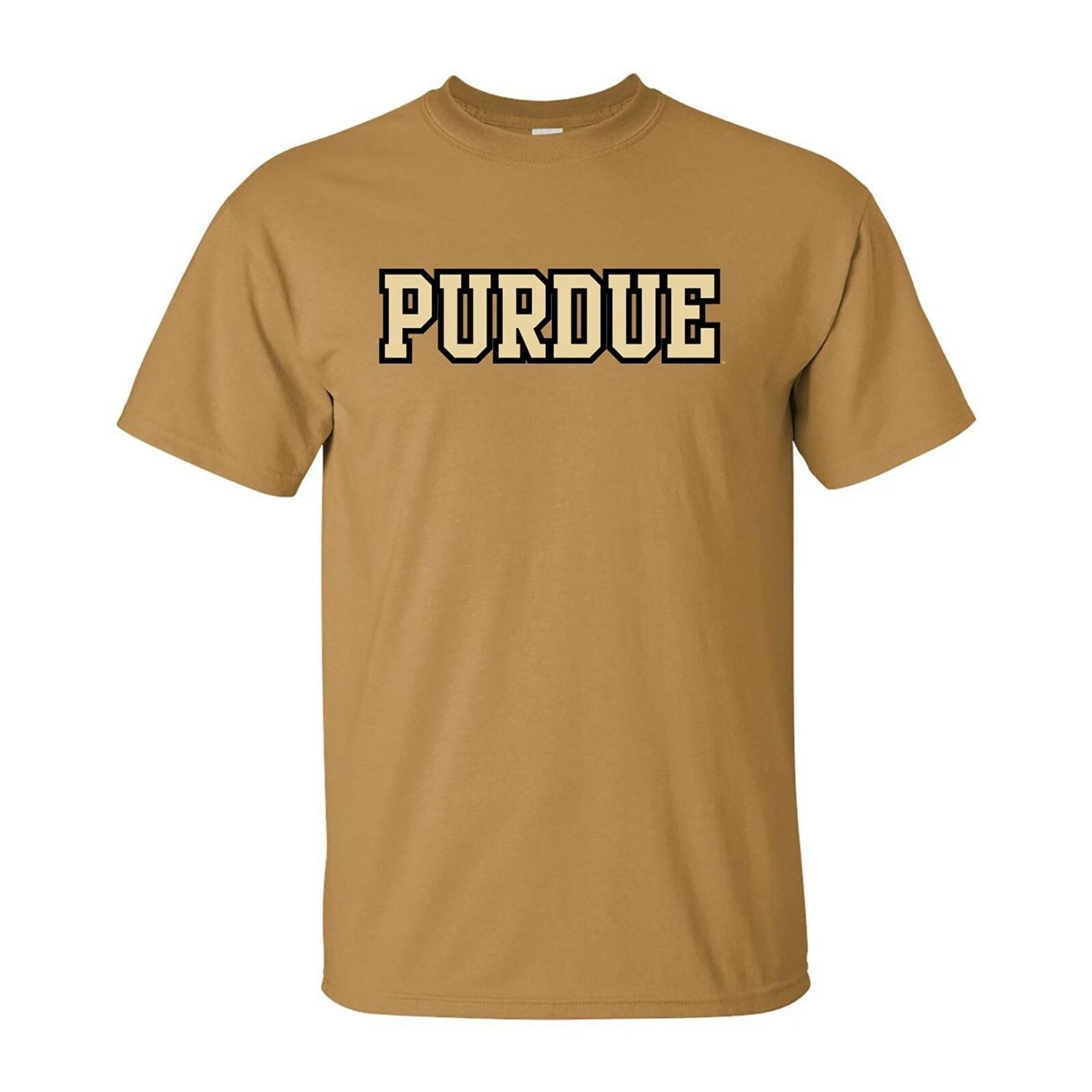 Purdue Boilermakers Basic Block Outline T Shirt S