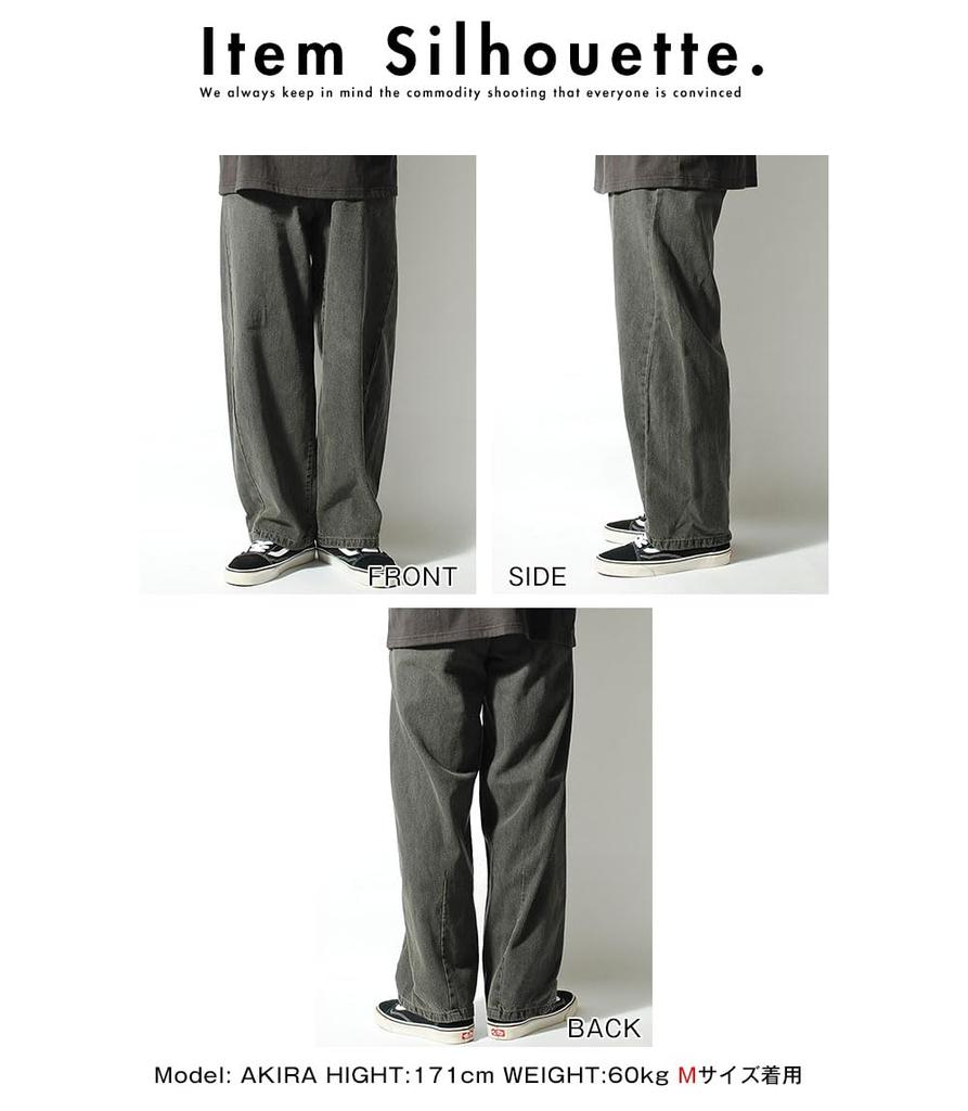 Gerry Barrel Leg Climbing Curved 10oz Wide Men's Pants, Pants, (JP, Alphabet, M, Sumikuro)