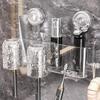 Suction Cup Toothbrush Storage Rack Bathroom Non-drilling Wall-mounted Washbasin Cup Toothpaste Mouthwash Cup Family Set