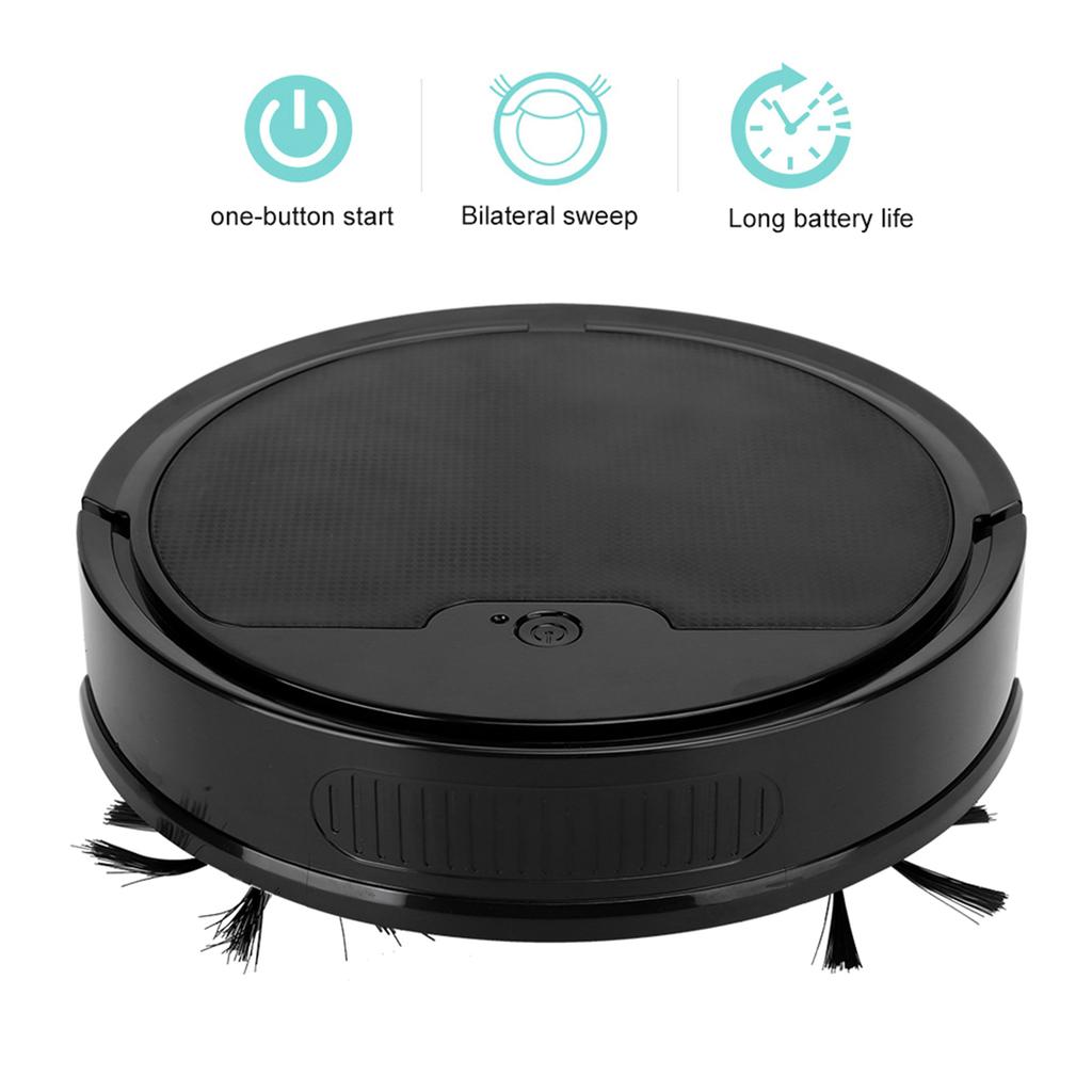 1600Pa 3000mAh 3in 1 USB Charging Smart Vacuum Cleaner Sweeper Sweeping Machine for Home
