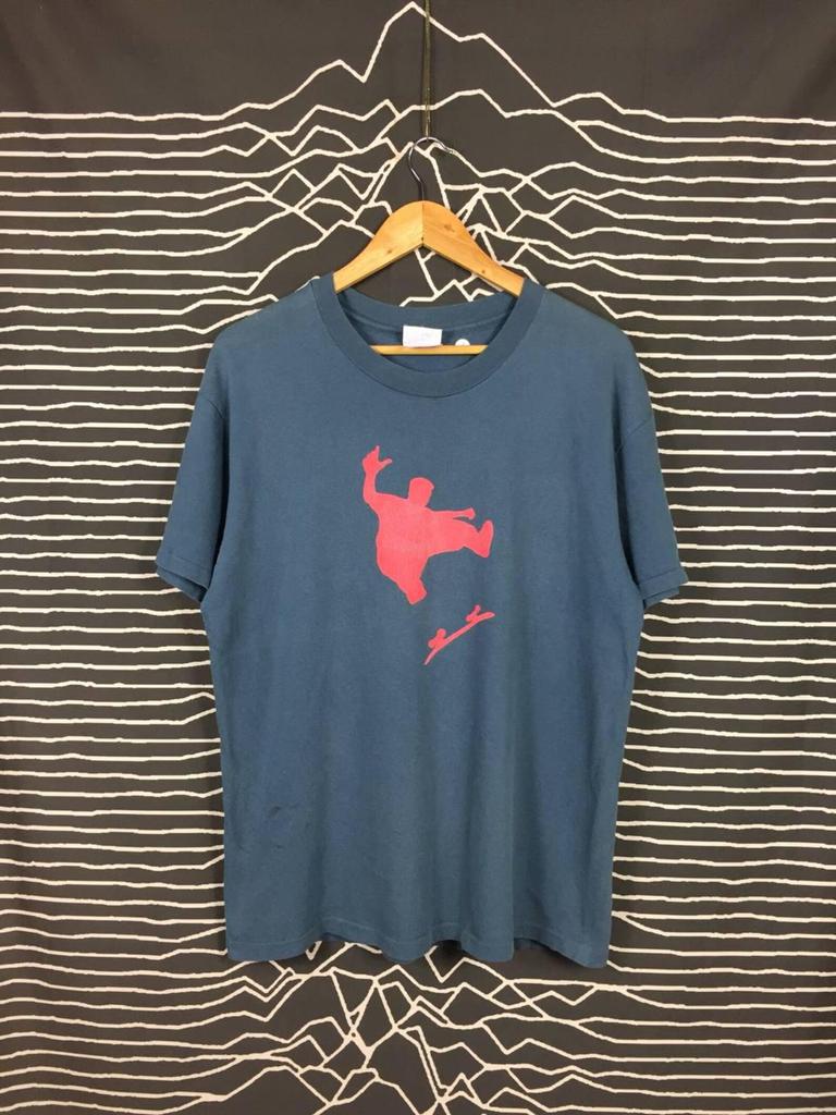 Vtg 90s Etnies America Skateboards Big Logo Skate Tee Size L