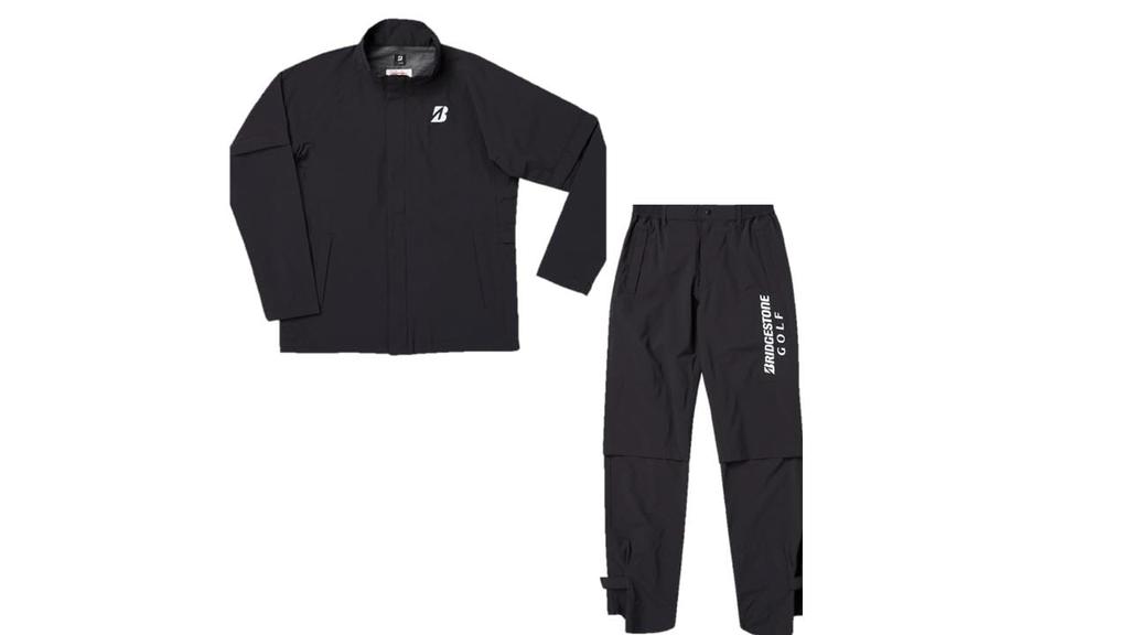Bridgestone Golf Suijin Dešťový set 84G03 Velikost S Pánský pláštěnka, Černá,