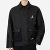 Jordan SS22 Utility Sports Jacket With Turn-Down Collar Men Outerwear Black DJ0243-010