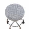 Easy Care Stretchable Bar Round Stool Cover Breathable Soft Seat Protector Elastic Skin-Friendly Chair Slipcover Home Use