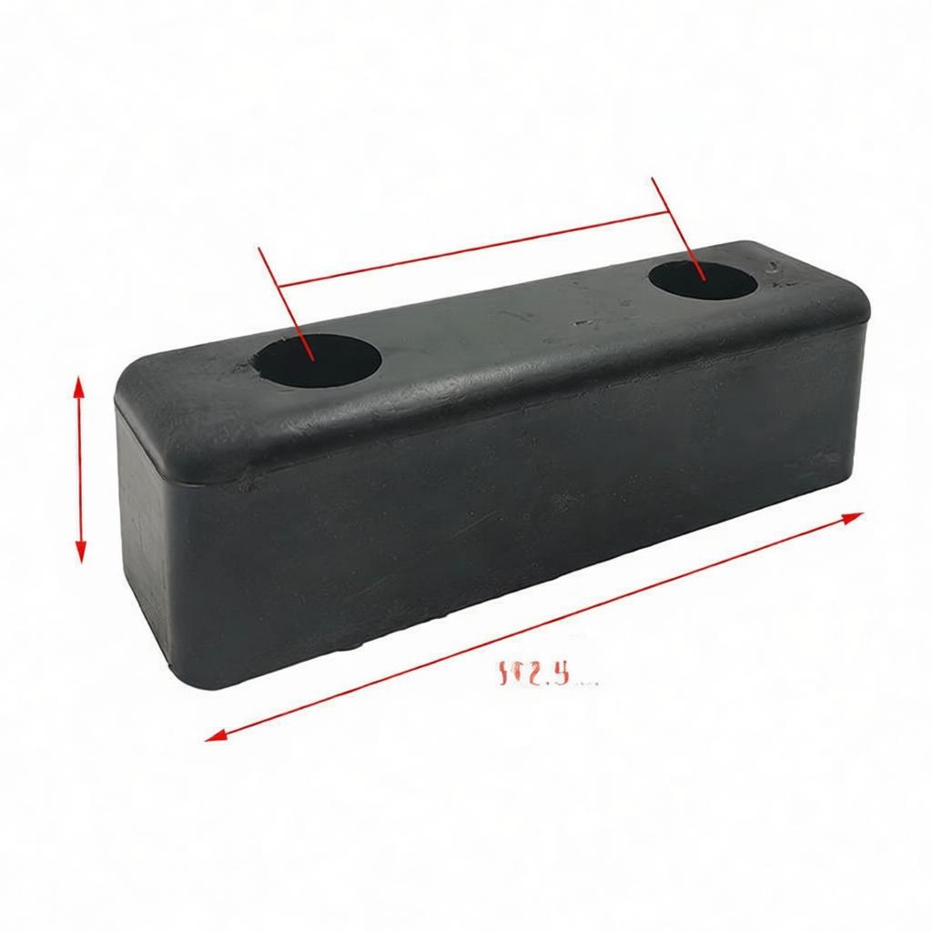 Paraurti Ammortizzatore in Gomma Heavy Duty Paracolpi Anti Collisione Cuscino Protezione Parcheggio Camion Rimorchio Ammortizzatore Accessorio Veicolo
