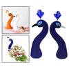 Banquet Flower Basket Peacock Mannequin Head Mold Elegant Dinner Table Centerpiece for Wedding and Home Decoration