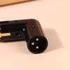 1Pc Audio Adapter Plug Adjustable Male To Female Right Angle Xlr Connector Metal Adapter 3Pin Black (Xlr 90 Degree Adapter)