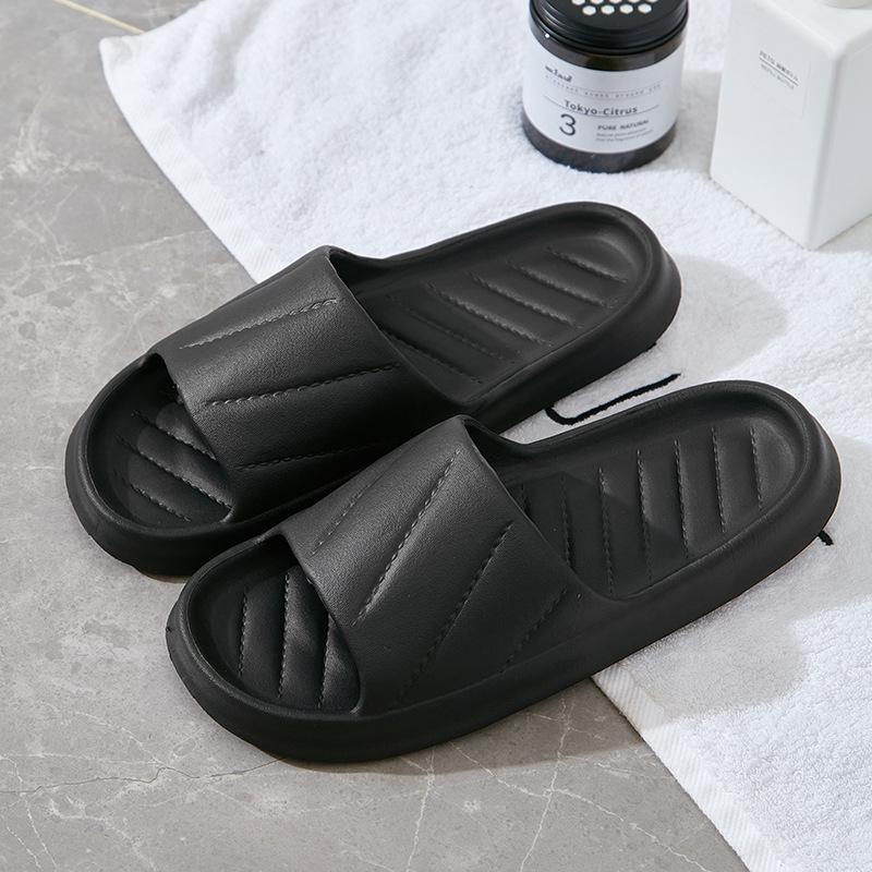 Summer slippers women's home use simple bathroom bath non-slip lightweight indoor bathroom men's cool slippers