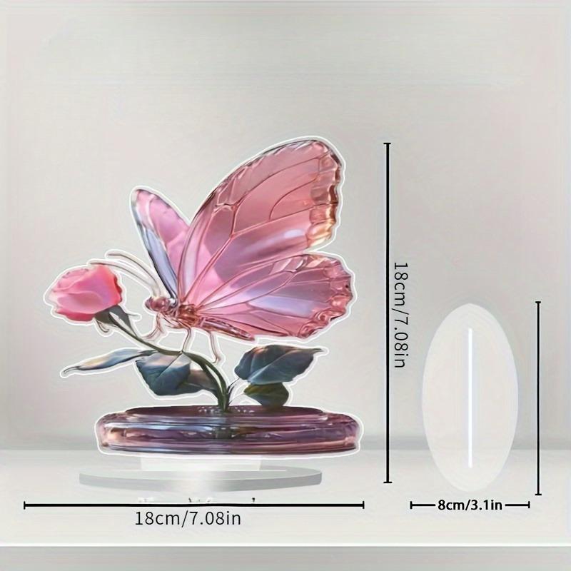 Butterfly, Table Decoration, Bohemian Style Acrylic Decoration, Suitable for Family and Office Use, Perfect Holiday Gift, Nurseries, Home Desk Living