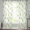 Tulpenblumen und Aquarellpflanzen Tüll-Fenstervorhänge für Schlafzimmer Luxuriöse Heimdekoration Vorhänge im Wohnzimmer Chiffon-Paneele