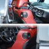 ABS Carbon Fiber Backrest Seat Handle Button Decor Cover Bezel Trim For Dodge Challenger 2016-2023